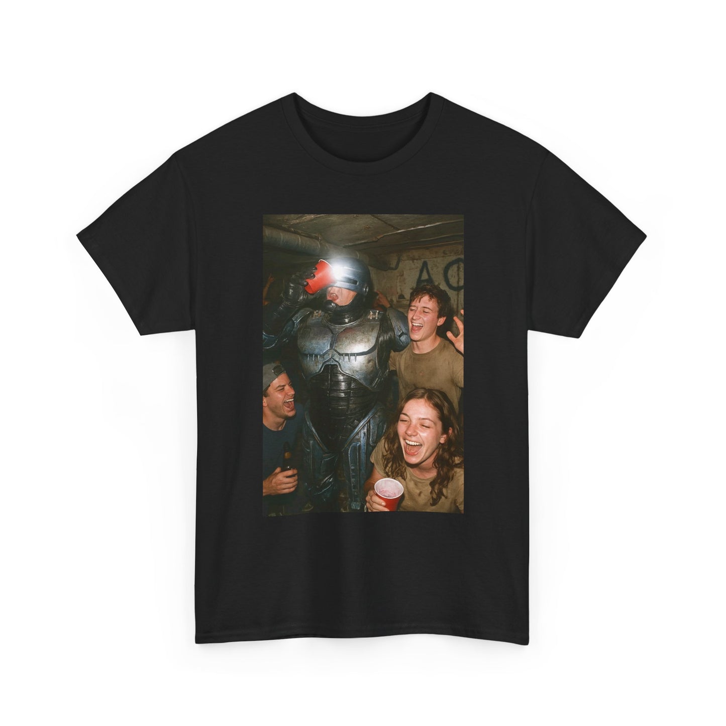 Robocop Graphic T Shirt Funny Vintage Movie Unisex Heavy Cotton Tee