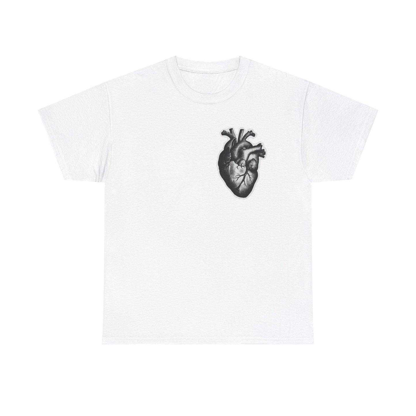 Heart Graphic T Shirt Unisex Heavy Cotton NEW Tee
