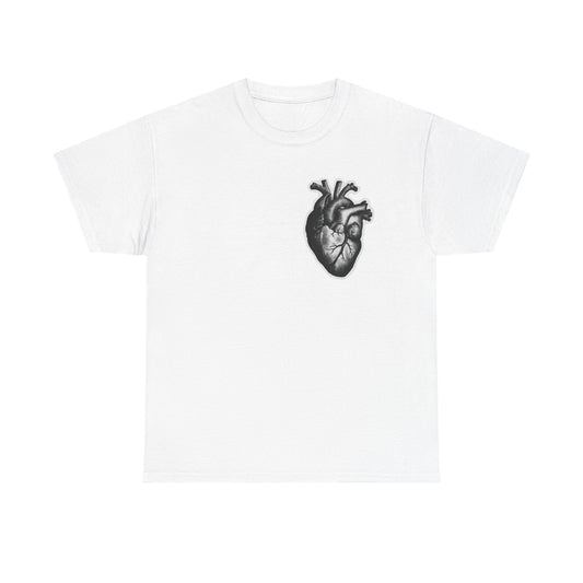 Heart Graphic T Shirt Unisex Heavy Cotton NEW Tee