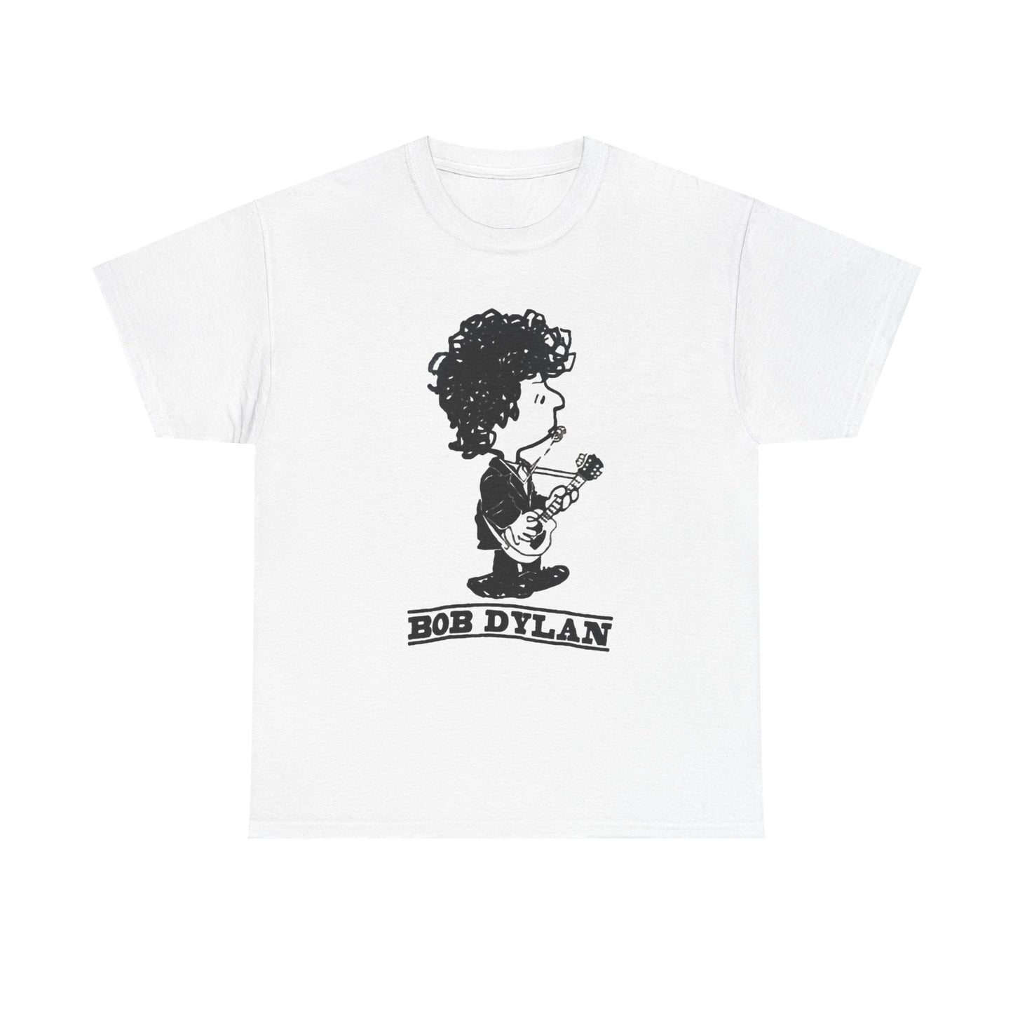 Bob Dylan Graphic T Shirt Vintage Rock Blue Grass Retro Unisex Heavy Cotton Tee