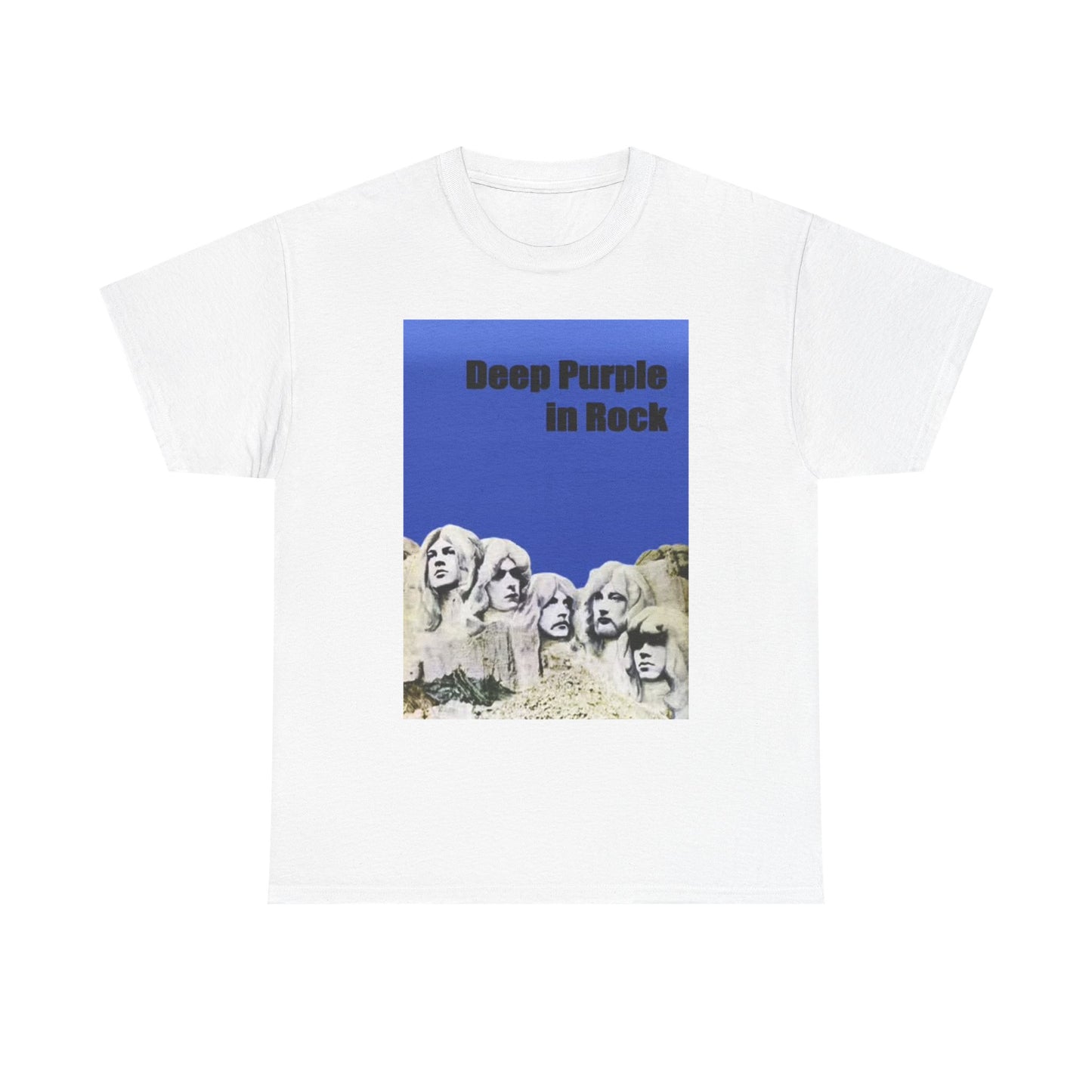 Deep Purple Rock Band Graphic T Shirt Vintage ART Unisex Heavy Cotton Tee