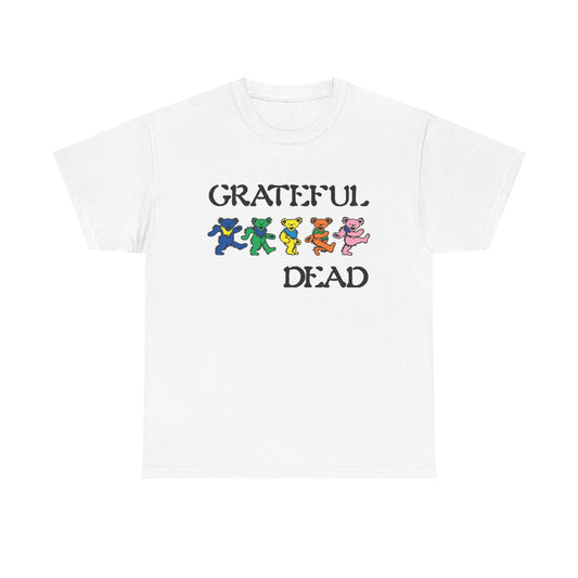 Grateful Dead Tshirt Vintage Bears Jerry Garcia retro Unisex Heavy Cotton Tee