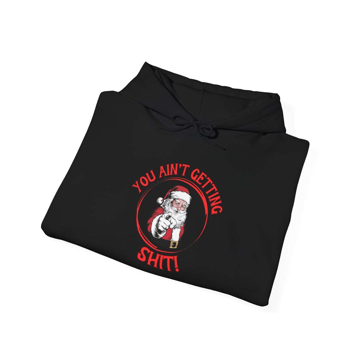 Funny Santa Jokes Humor Graphic Hoodie Unisex Heavy Blend™ Hooded Sweatshirt