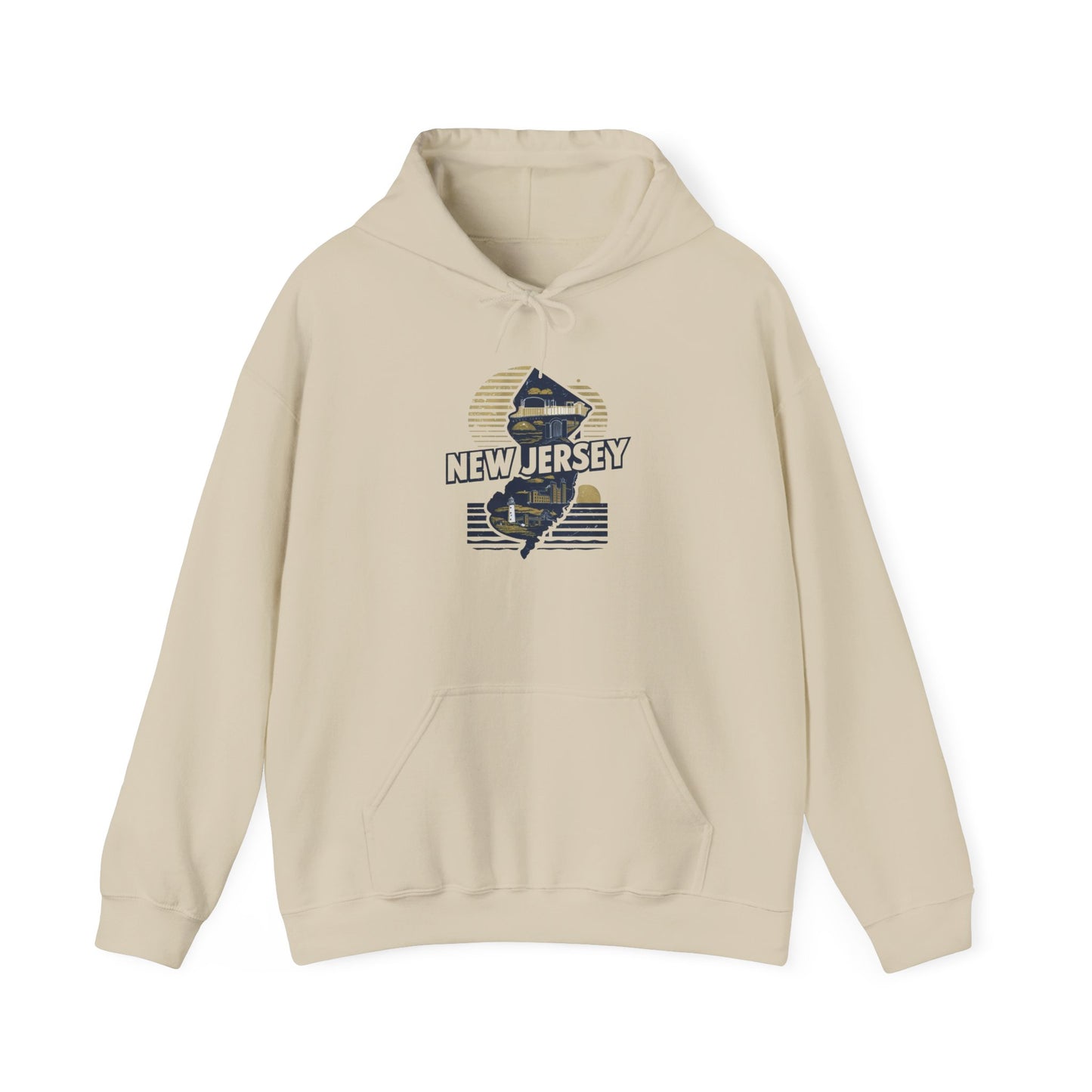 New Jersey Graphic Hoodie Hooded NEW Sweatshirt Adult