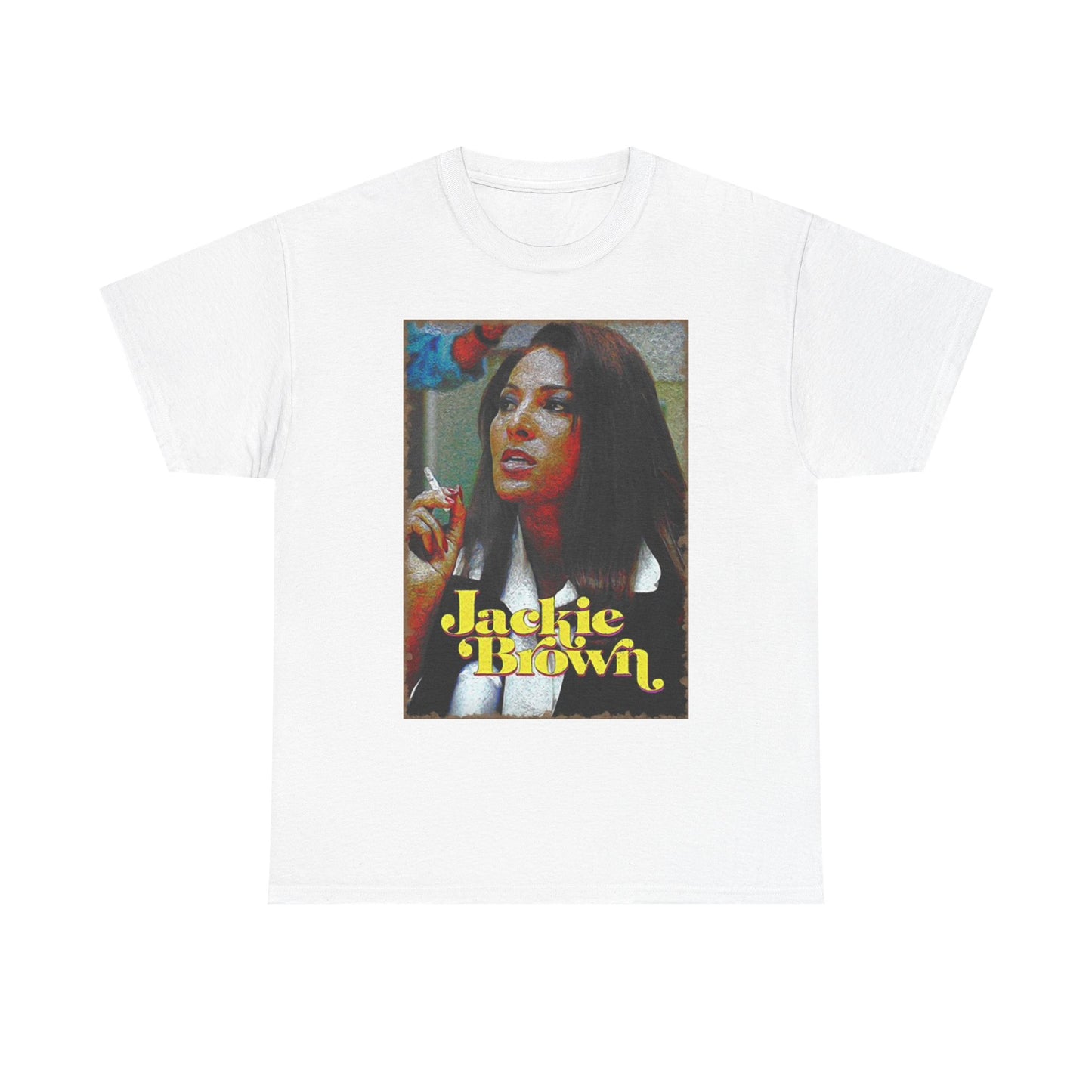 Jackie Brown Graphic T Shirt Vintage Poster Retro Unisex Heavy Cotton Tee