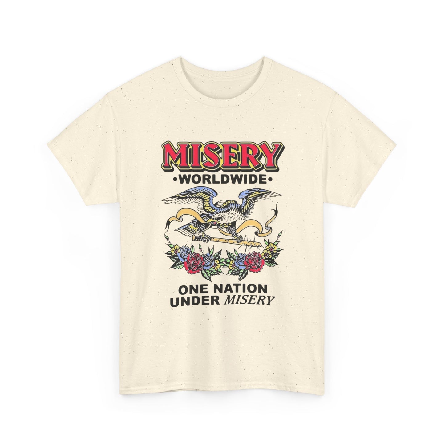 Misery Worldwide Graphic T Shirt Unisex Heavy Cotton Tee