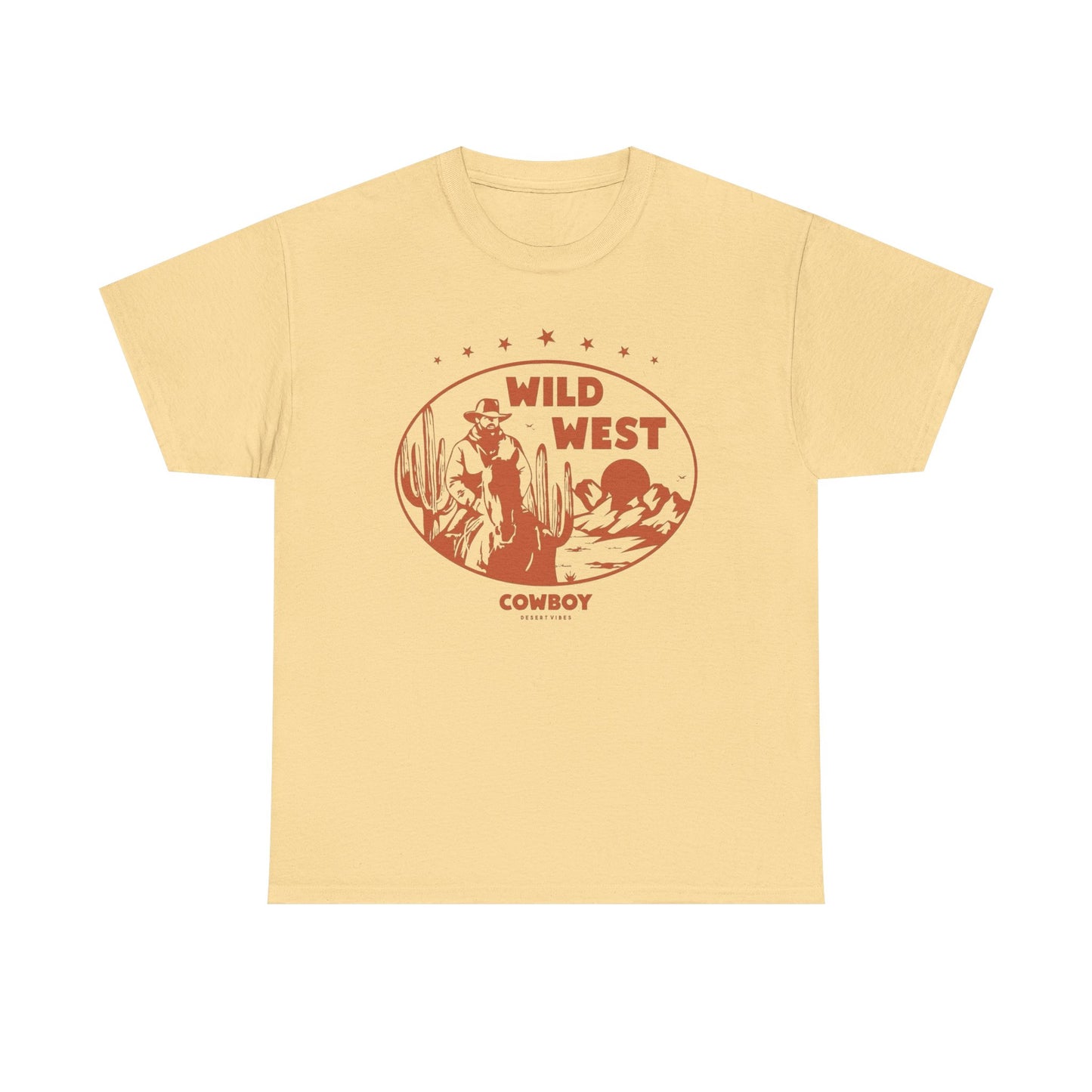 Wild West Cowboys Graphic T Shirt NEW ADULT TEE Cotton