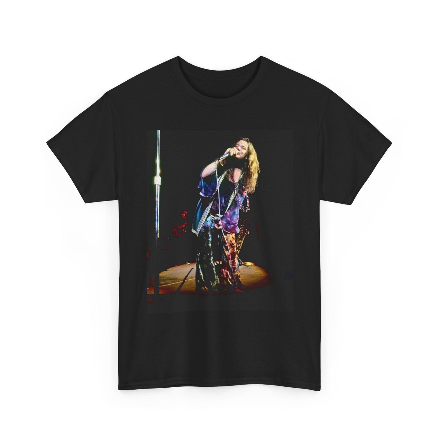 Janis Joplin Stage Photo T Shirt BRAND NEW Apparel Unisex Graphic Tee USA