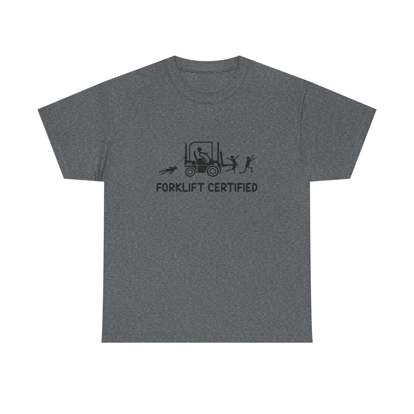 Forklift Certified Funny Graphic T Shirt NEW ADULT Tee