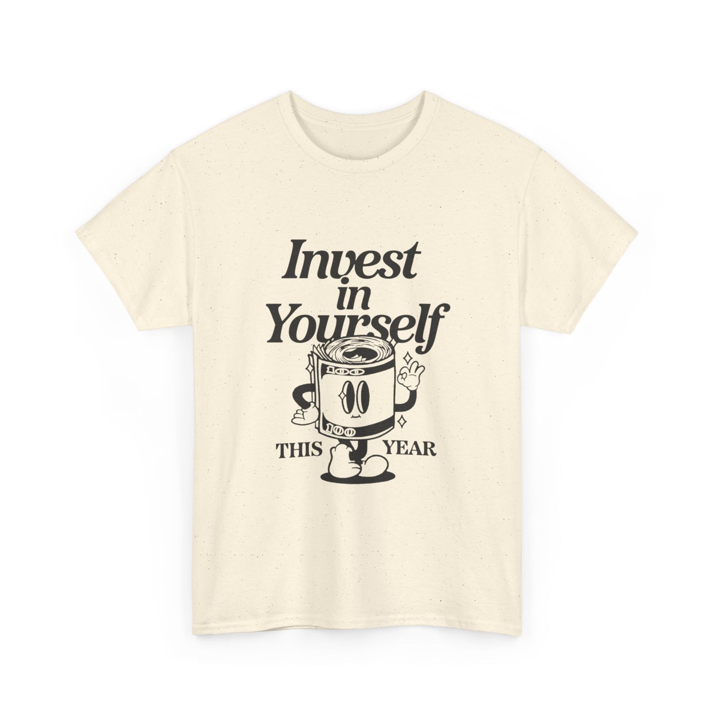 Invest In Yourself Graphic T Shirt Unisex Heavy Cotton Tee Gift