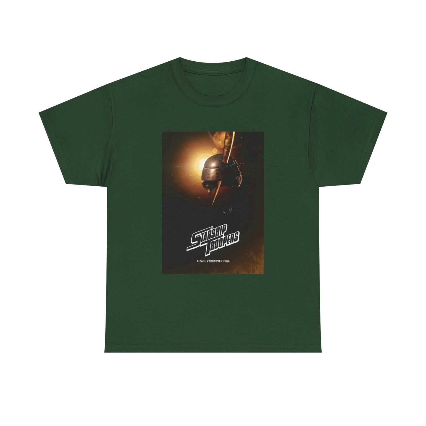 StarShip Troopers Tshirt Retro Action Movie Vintage Unisex Heavy Cotton Tee