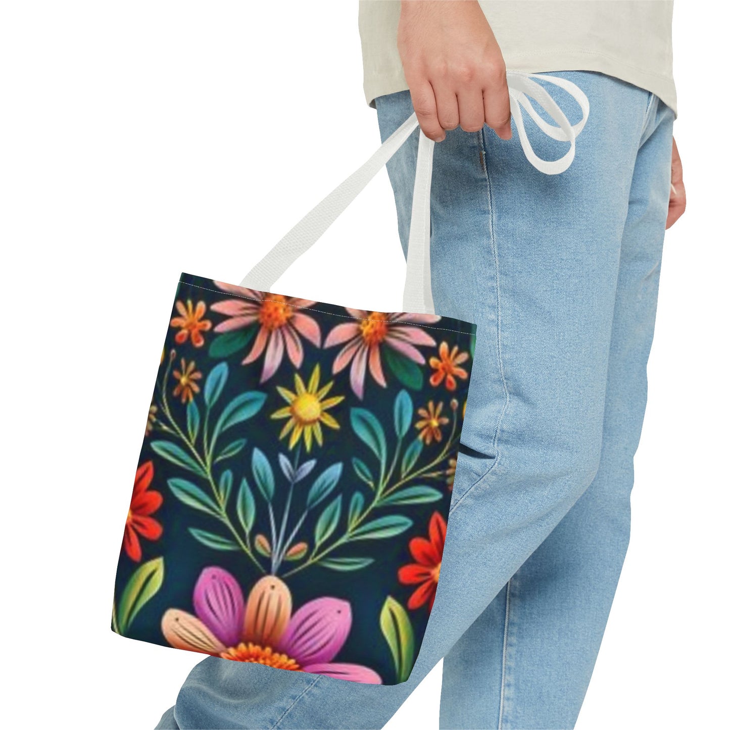 Flowers All Over Print BRAND NEW Purse, Pocketbook,Travel Tote Bag