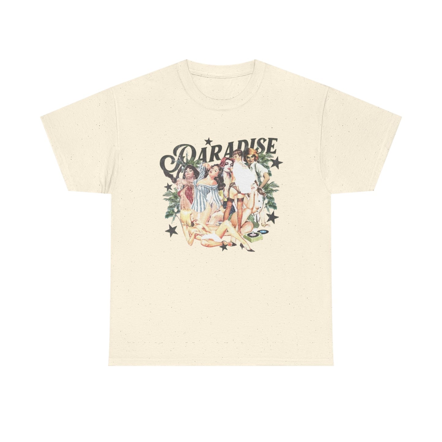 Paradise Peace Vintage Model Graphic T Shirt Unisex Heavy Cotton Tee