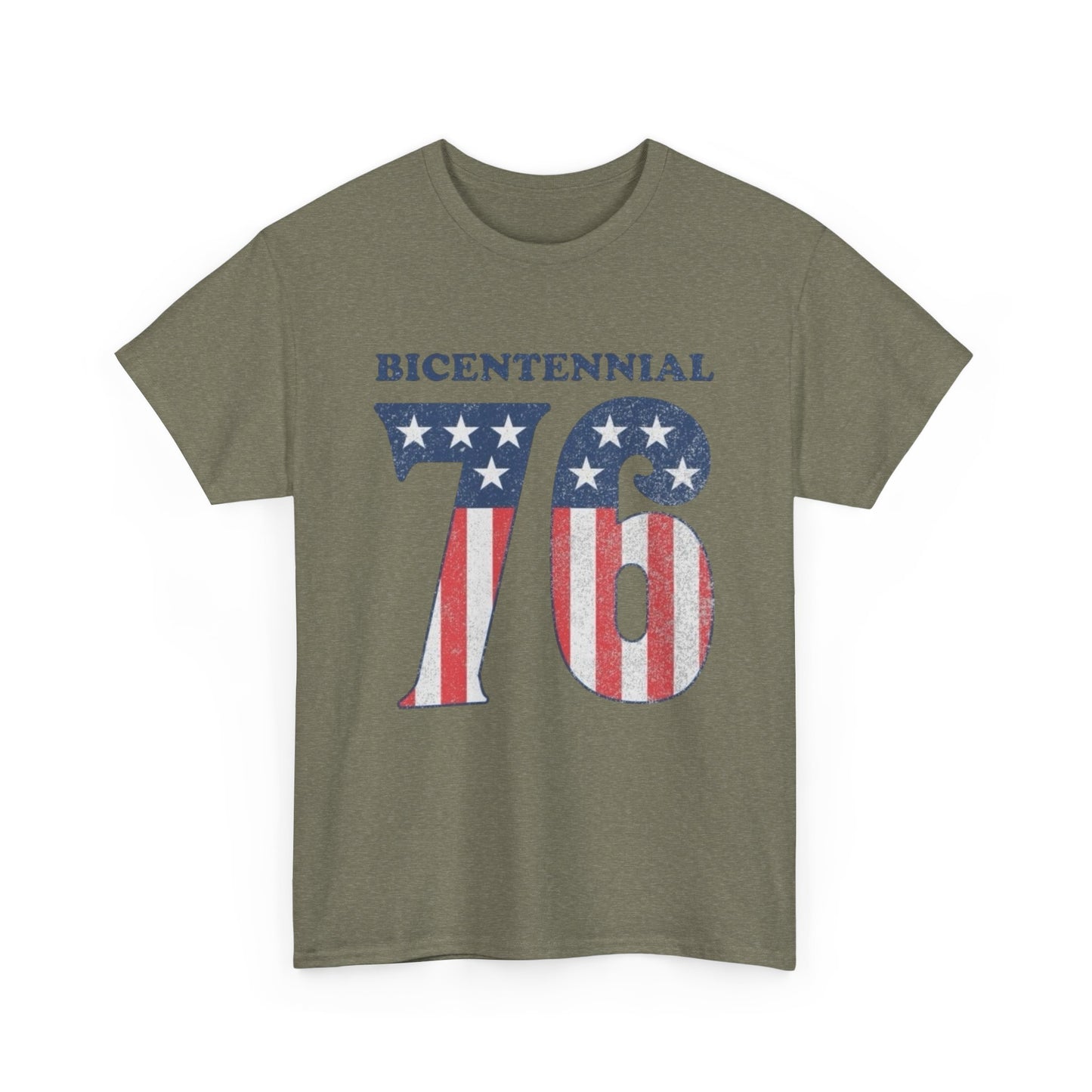 Bicentennial USA 76 Anniversary Graphic T Shirt Adult New Tee