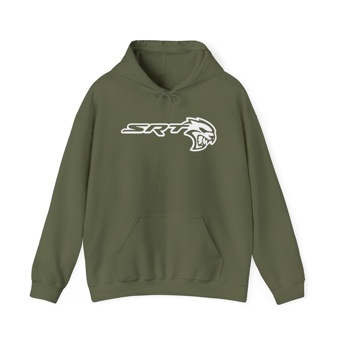 Hellcat Graphic SRT Muscle Car Retro Unisex Heavy Blend™ Hooded Sweatshirt