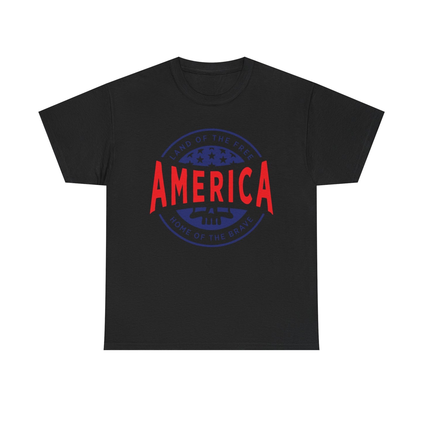 America Home Of The Brave Graphic T Shirt ADULT NEW