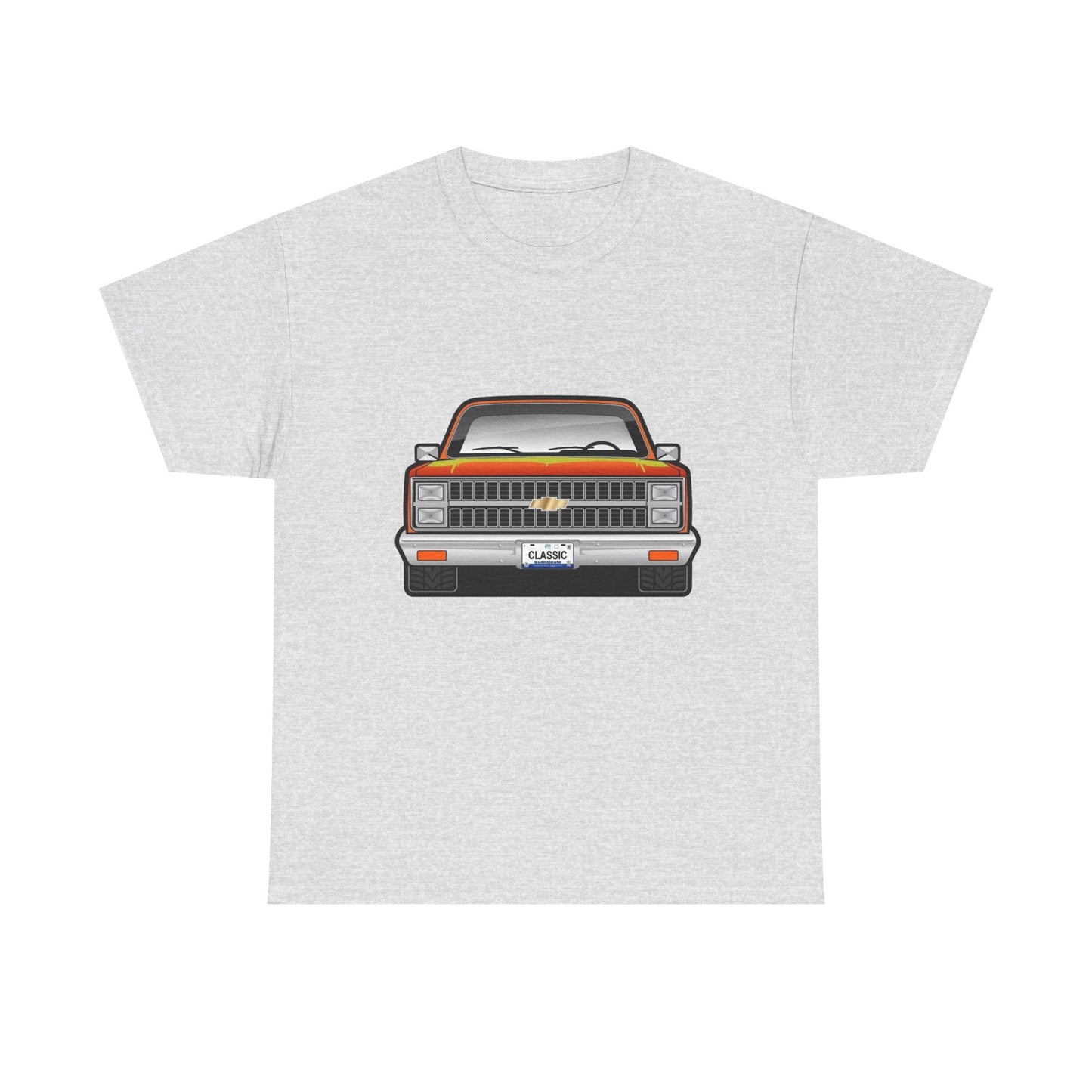 Classic Retro Pickup Truck Graphic T Shirt Unisex Heavy Cotton Tee NEW