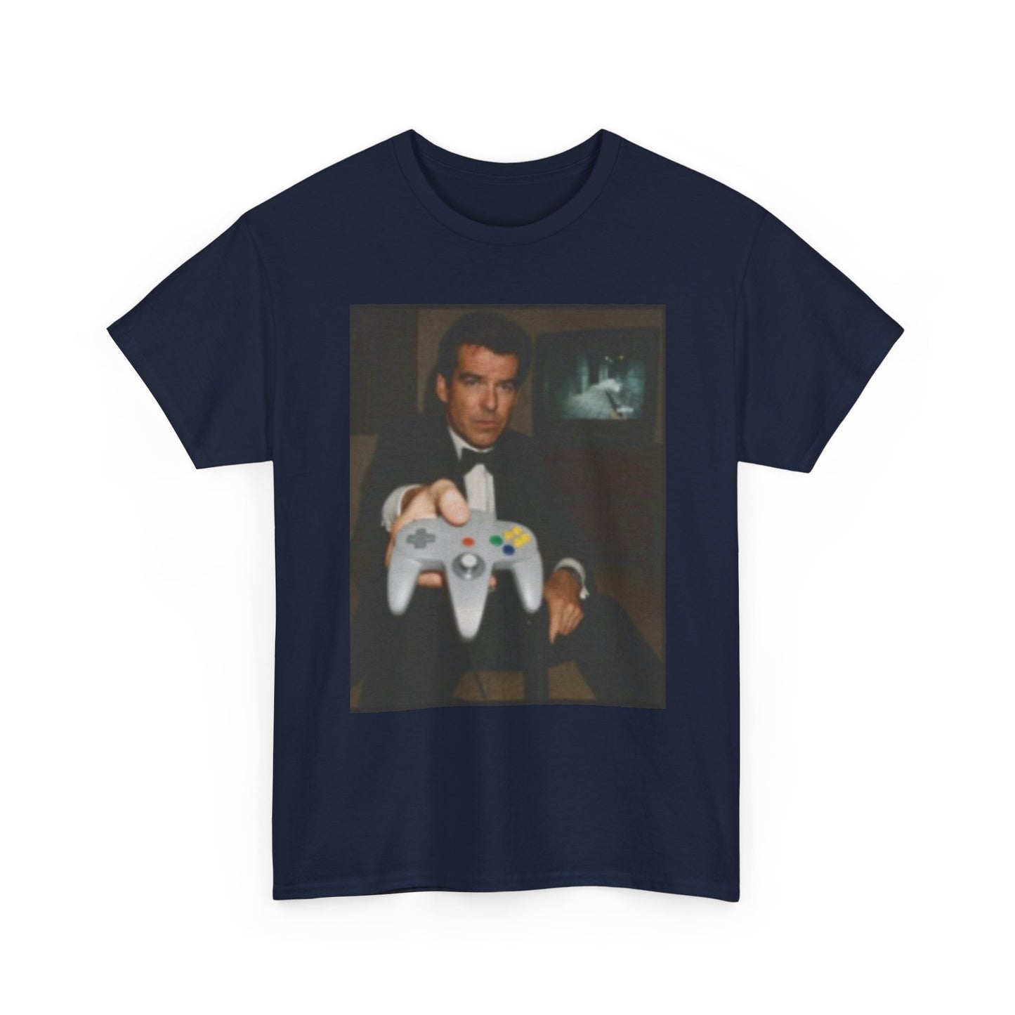 James Bond Golden eye Vintage Graphic T Shirt Unisex Heavy Cotton Tee Gaming 90s