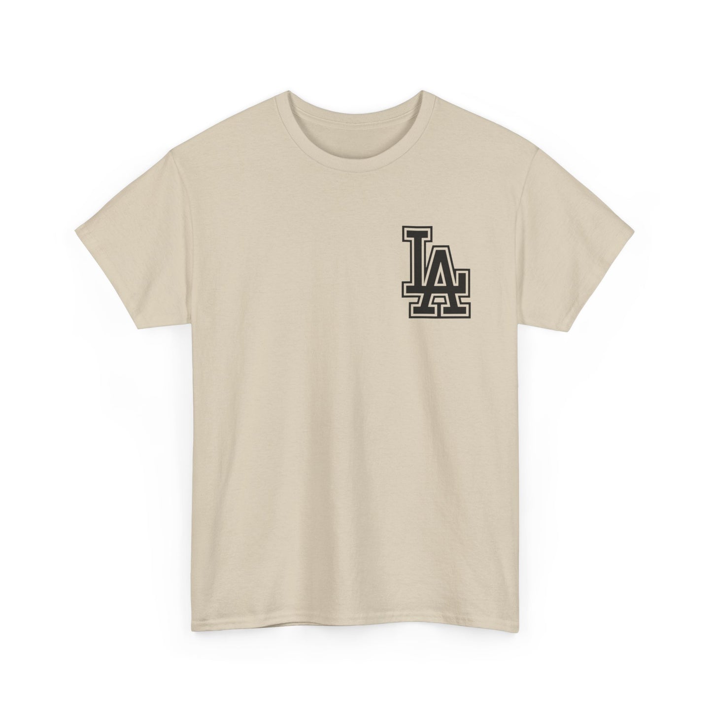 LA Los Angeles Cali Logo Graphic T Shirt S-5XL Unisex Heavy Cotton Tee