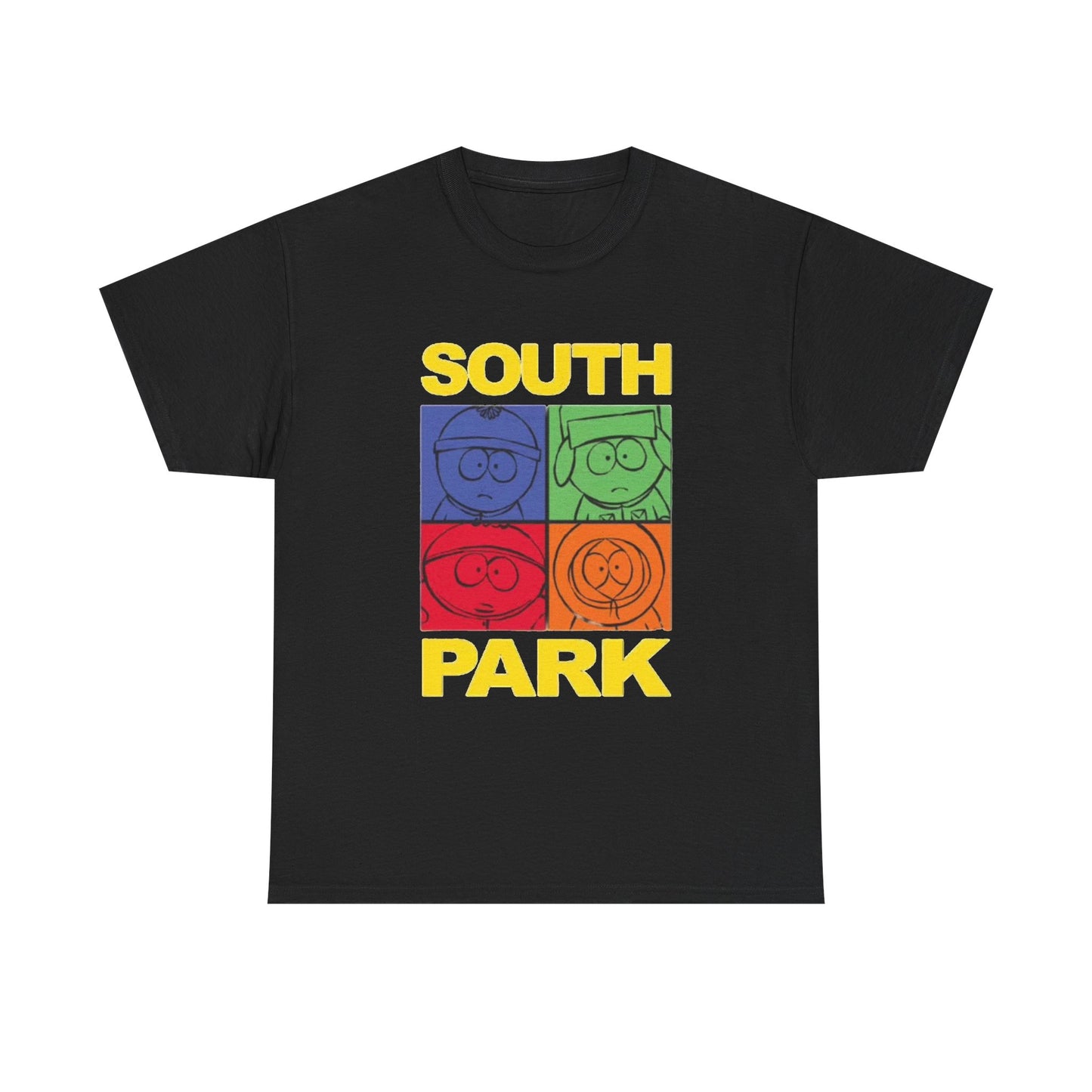 South Park T-shirt cartoon retro graphic gaming Unisex Heavy Cotton Tee