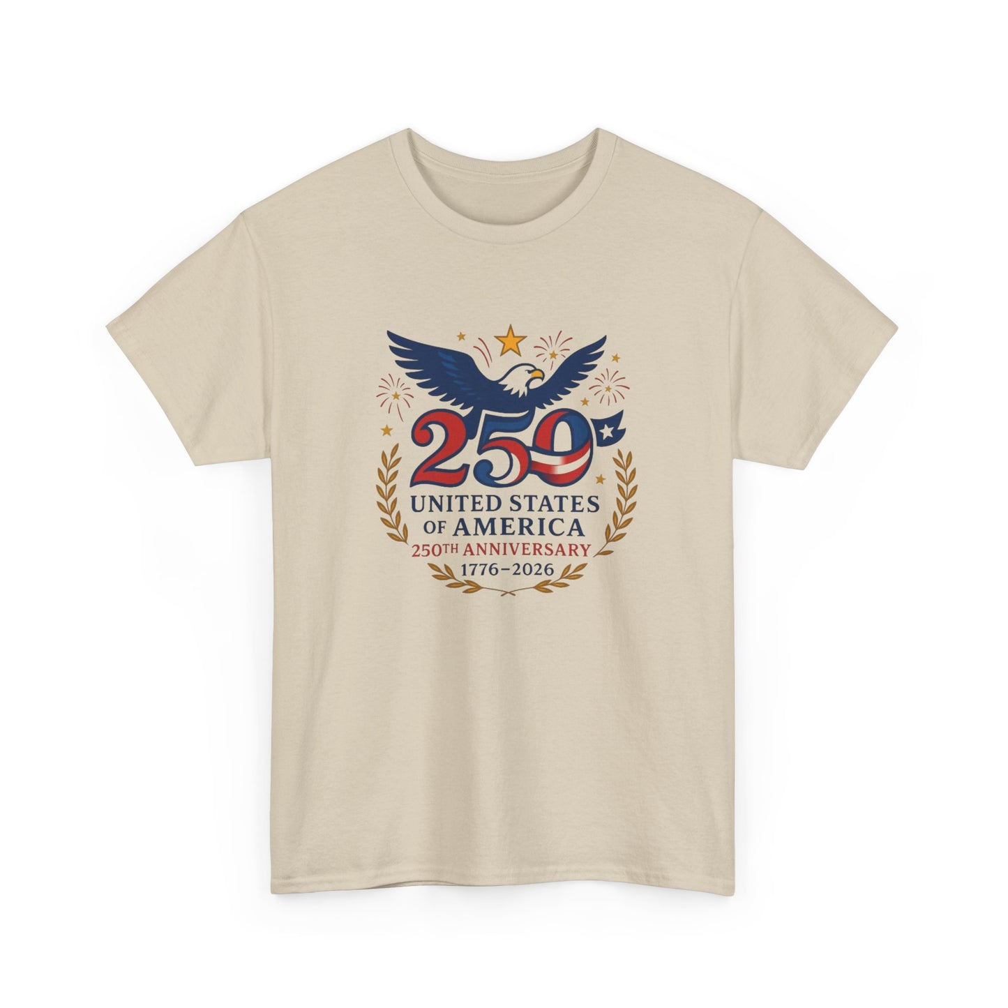 USA American 250th Anniversary Graphic T Shirt Adult New Tee