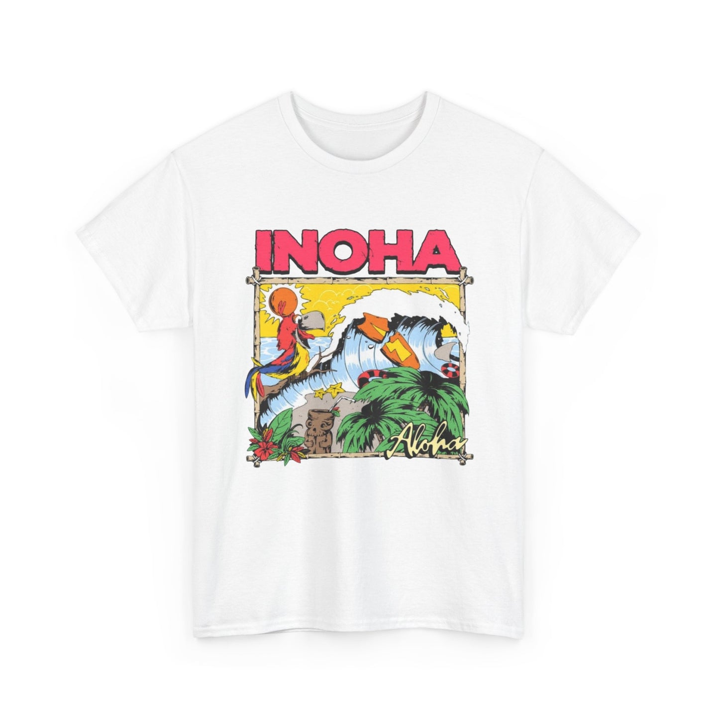 Aloha Graphic T Shirt ADULT NEW Unisex Heavy Cotton Tee