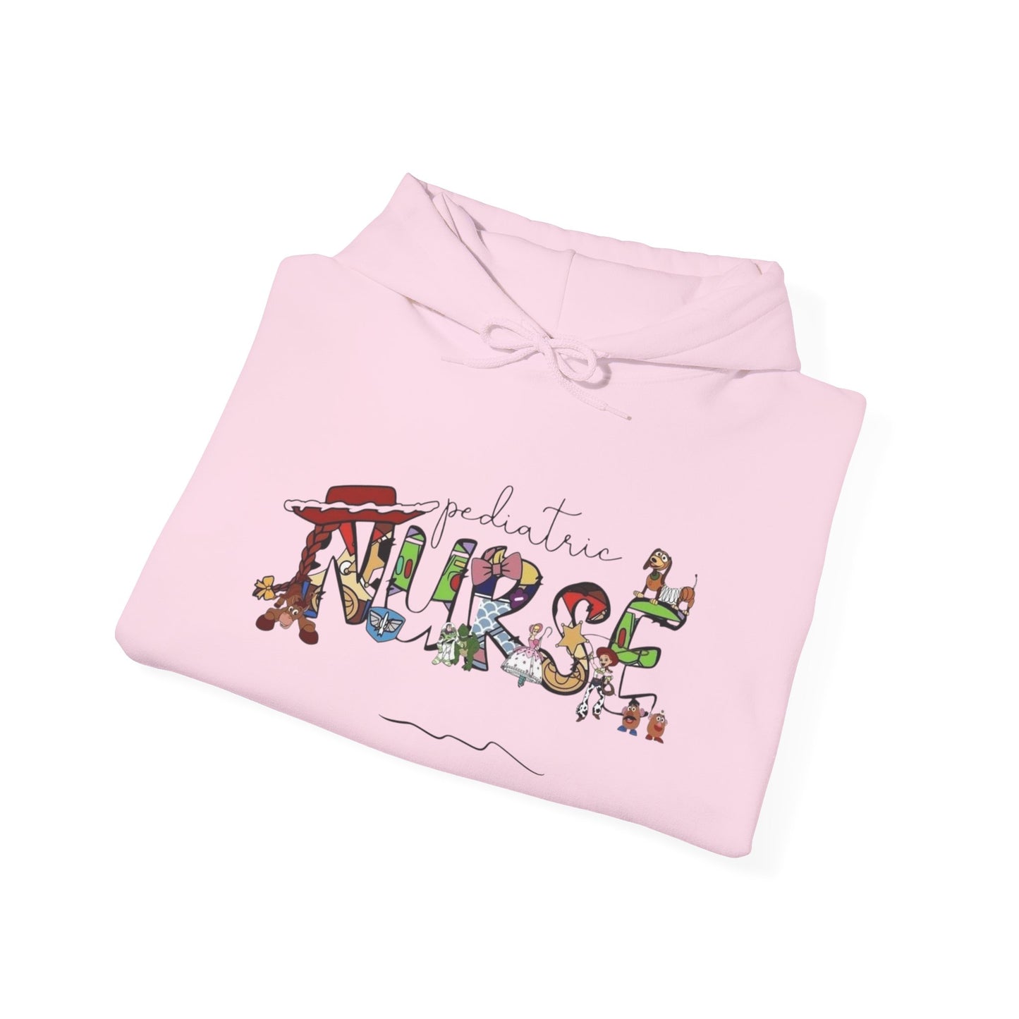 Pediatric Nurse Cute Graphic Hoodie Unisex Heavy Blend™ Hooded Sweatshirt