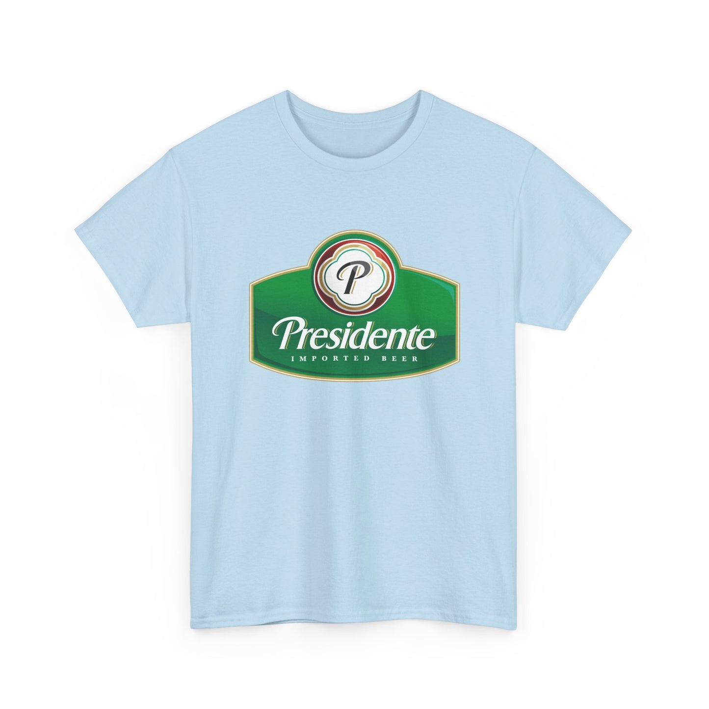 Presidente Beer Logo Shirt Retro Poster Unisex Heavy Cotton Tee