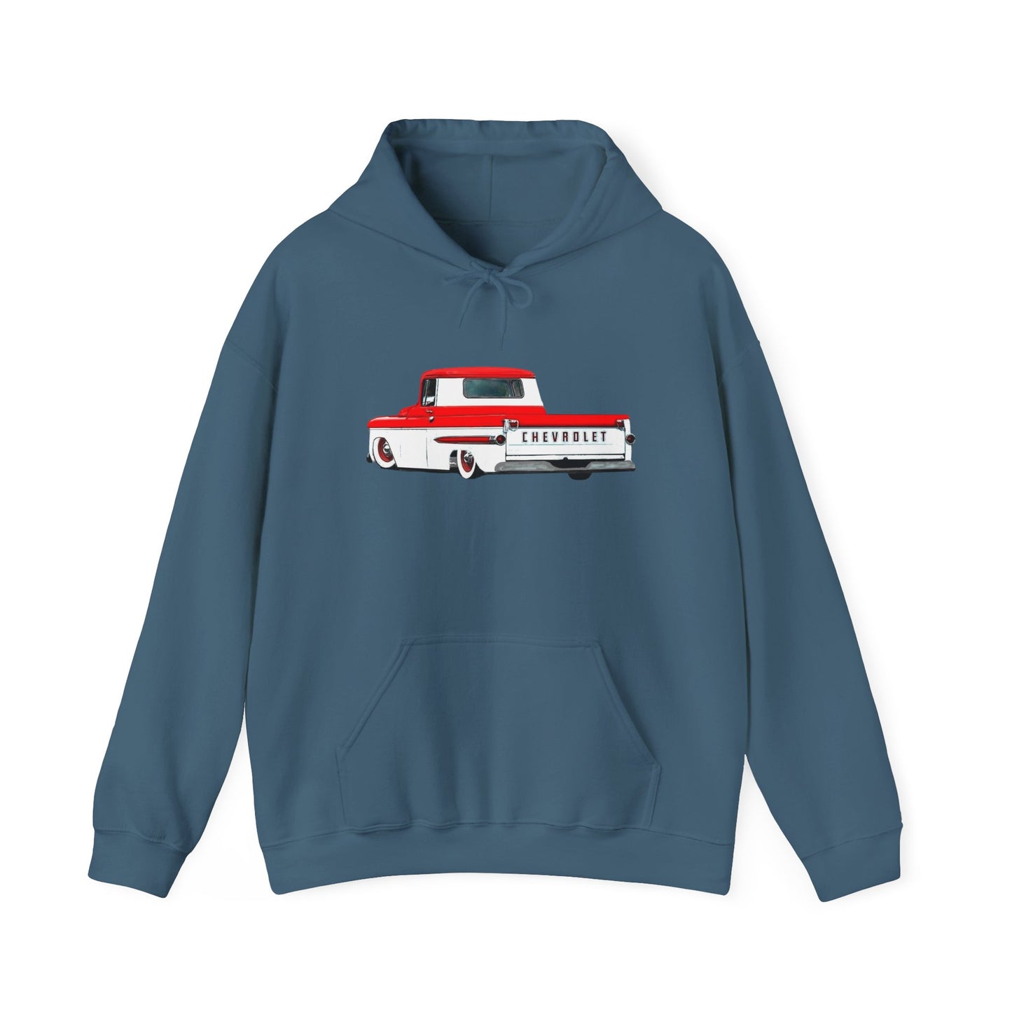 Chevrolet Pickup Vintage Graphic Hoodie Unisex Heavy Blend™ Hooded Sweatshirt