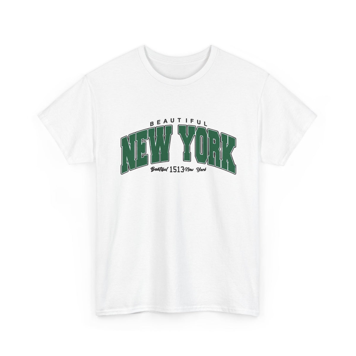 Beautiful New York Graphic T Shirt Men's Heavy Cotton Tee