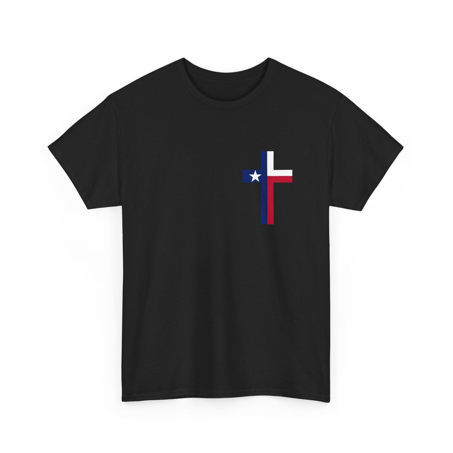 Texas State Cross Flag Graphic T Shirt ADULT NEW