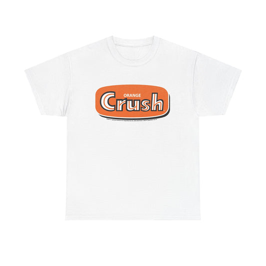 Orange Crush Tshirt Retro Soda Logo Pop Can Vintage Unisex Heavy Cotton Tee