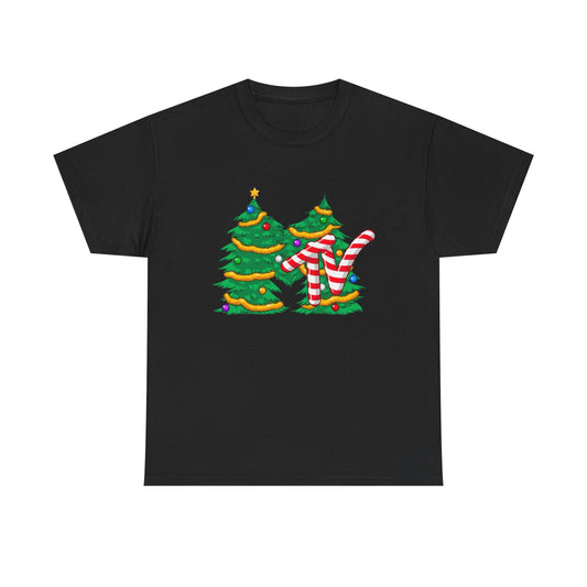 Christmas TV Graphic T Shirt Heavy Cotton Tee