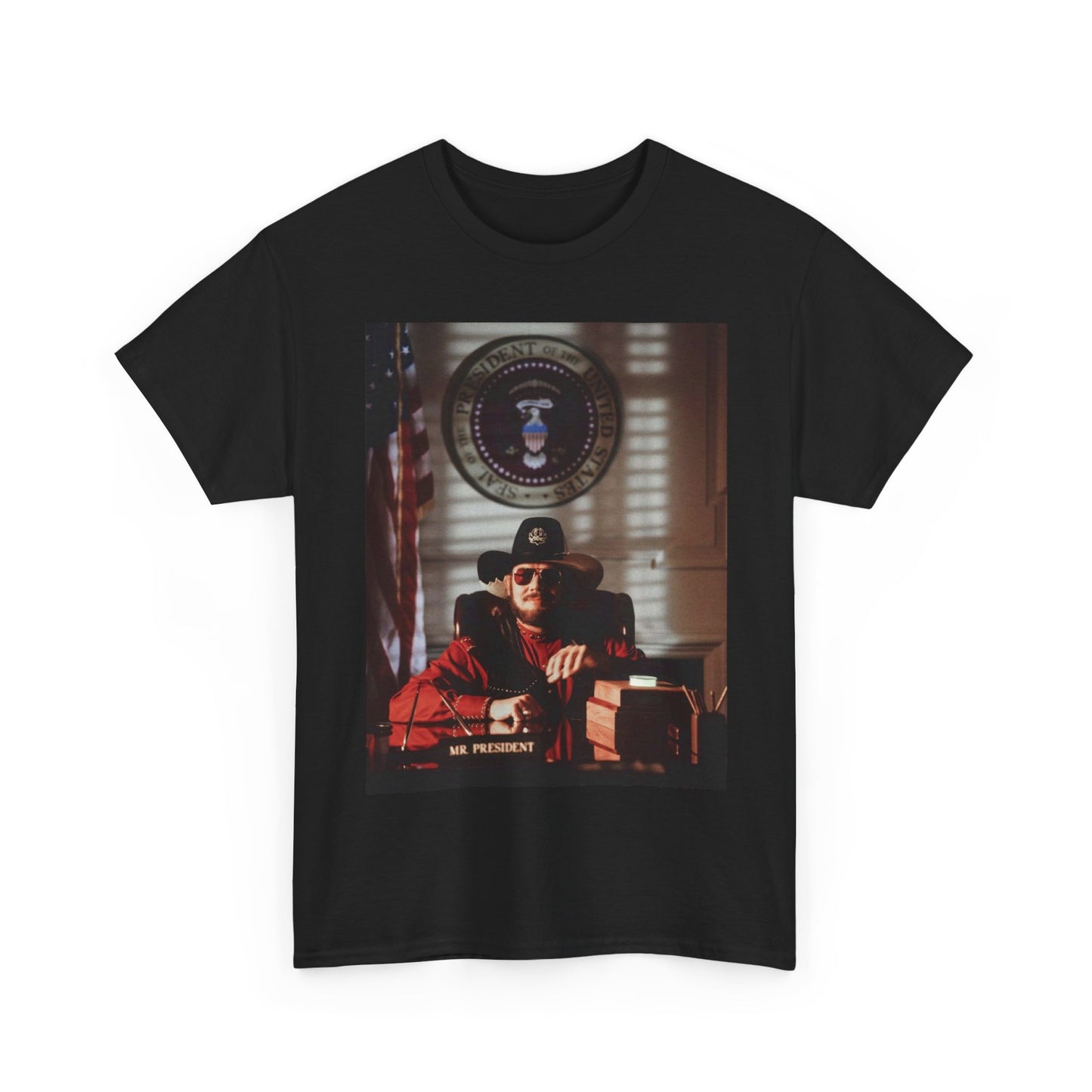 Hank Williams jr T-shirt vintage wallen country retro Unisex Heavy Cotton Tee