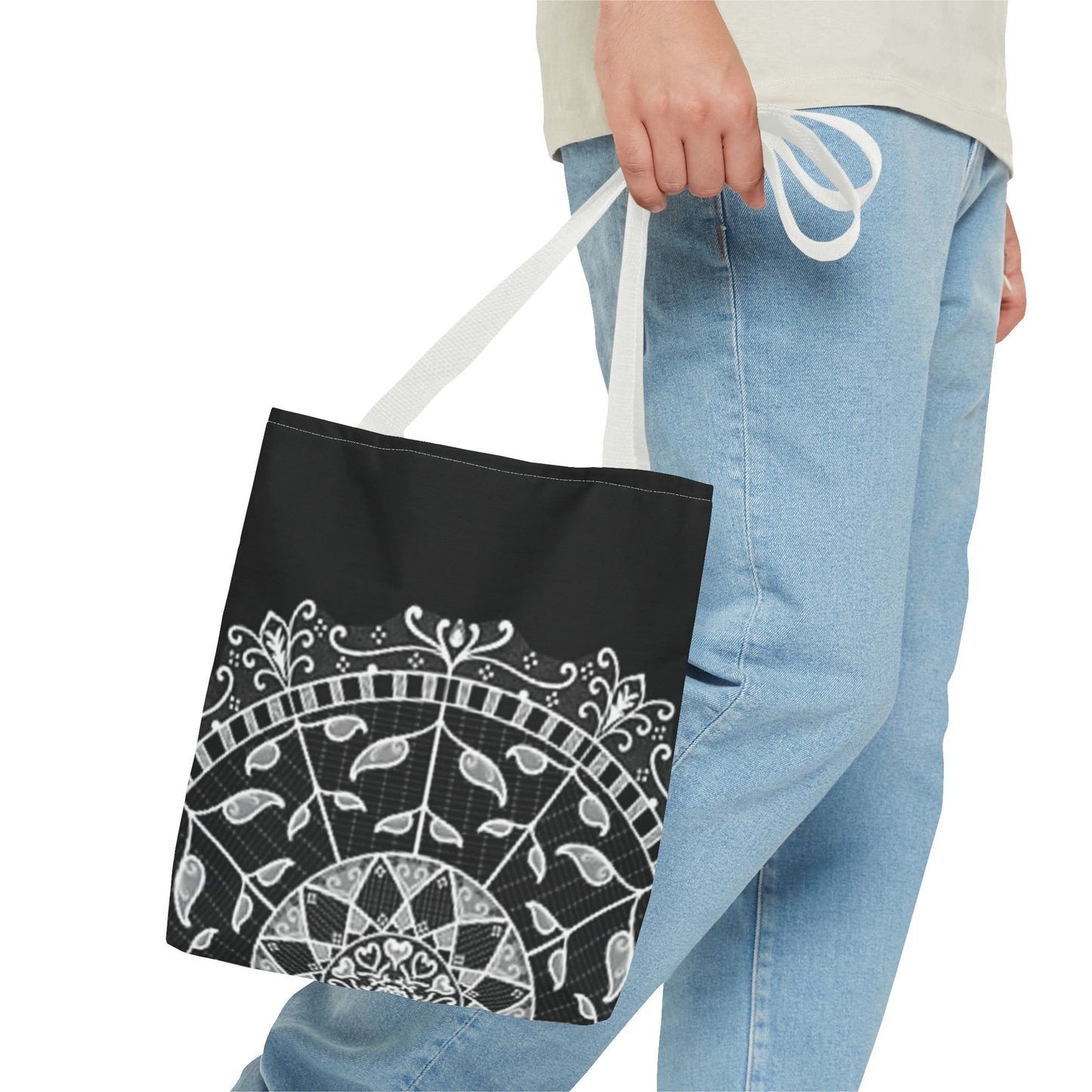 Black And White Multi Color BRAND NEW MODERN Tote Bag (AOP)