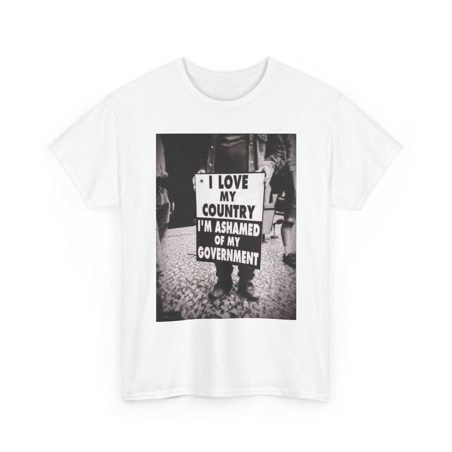 I Love My Country Vintage Graphic T Shirt Unisex Heavy Cotton Tee NEW