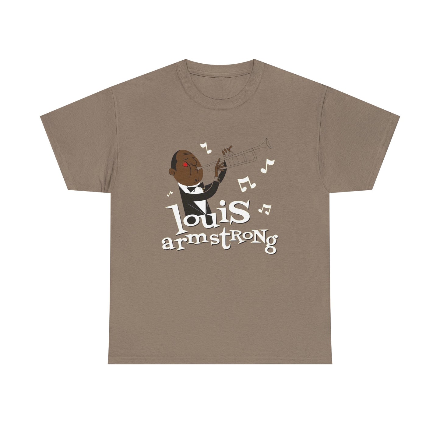 Louis Armstrong Vintage Graphic T Shirt ADULT NEW Heavy Cotton Tee