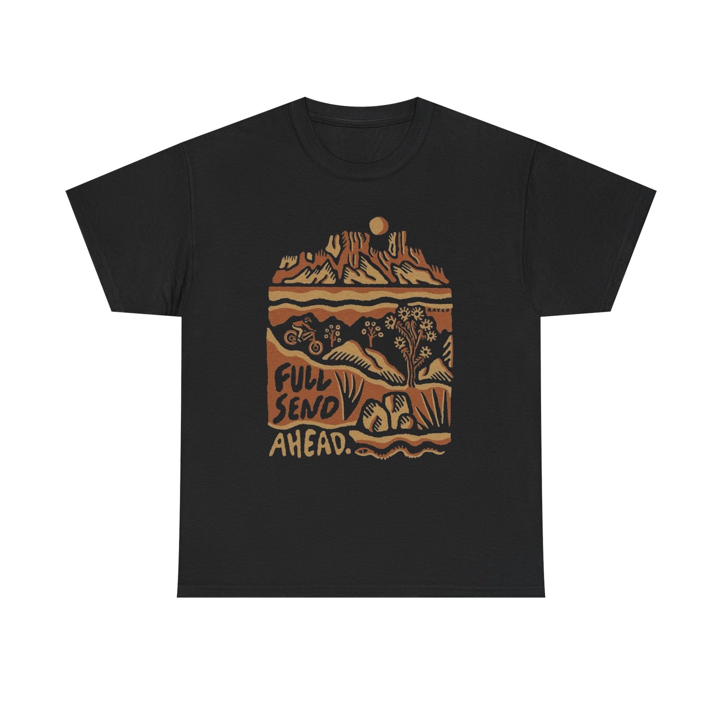 Full Send Ahead Graphic T Shirt Unisex Heavy Cotton Tee