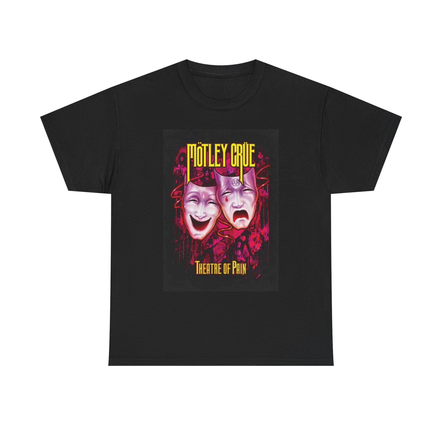 Motley Crue Graphic T Shirt Vintage Metal Rock Merch Unisex Heavy Cotton Tee