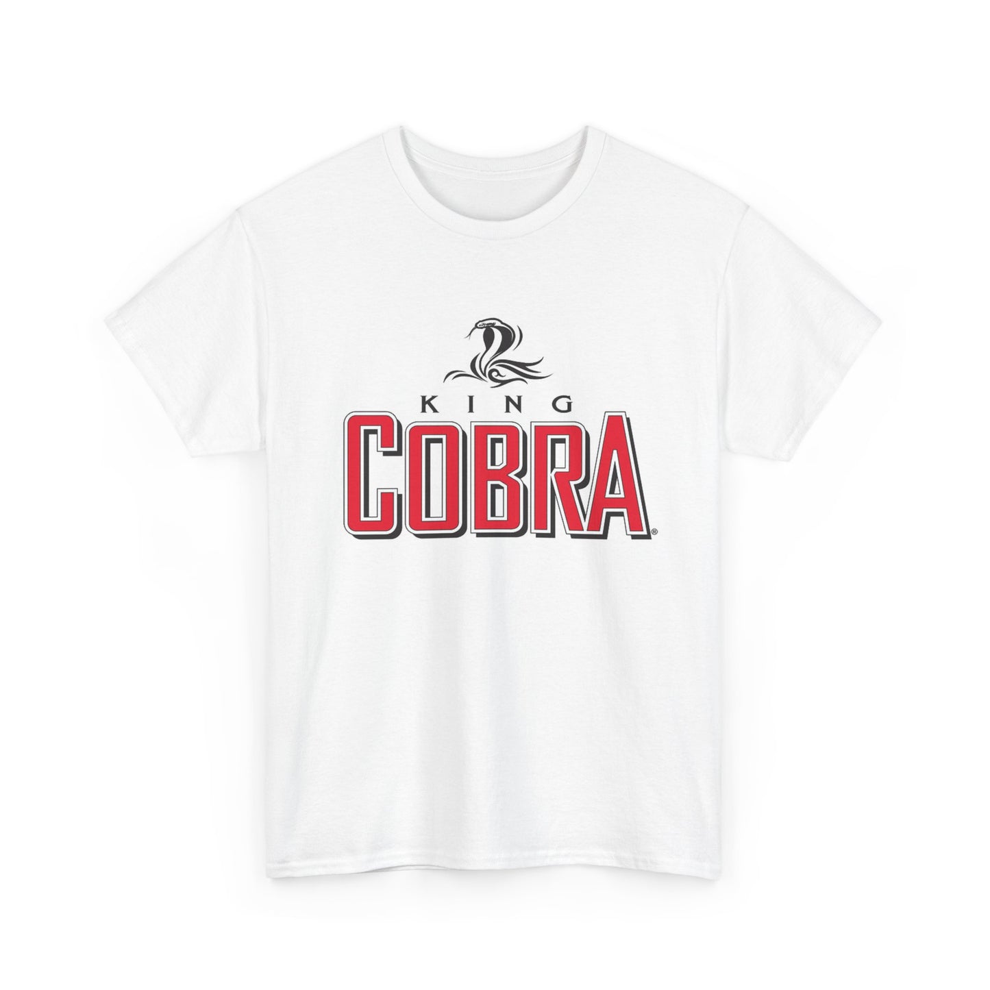 King Cobra Tshirt Retro Malt Liquor Beer 40 oz logo Unisex Heavy Cotton Tee