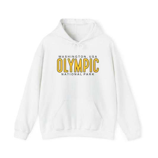 Olympic Washington National Park Graphic Hoodie NEW Heavy Hooded Sweatshirt