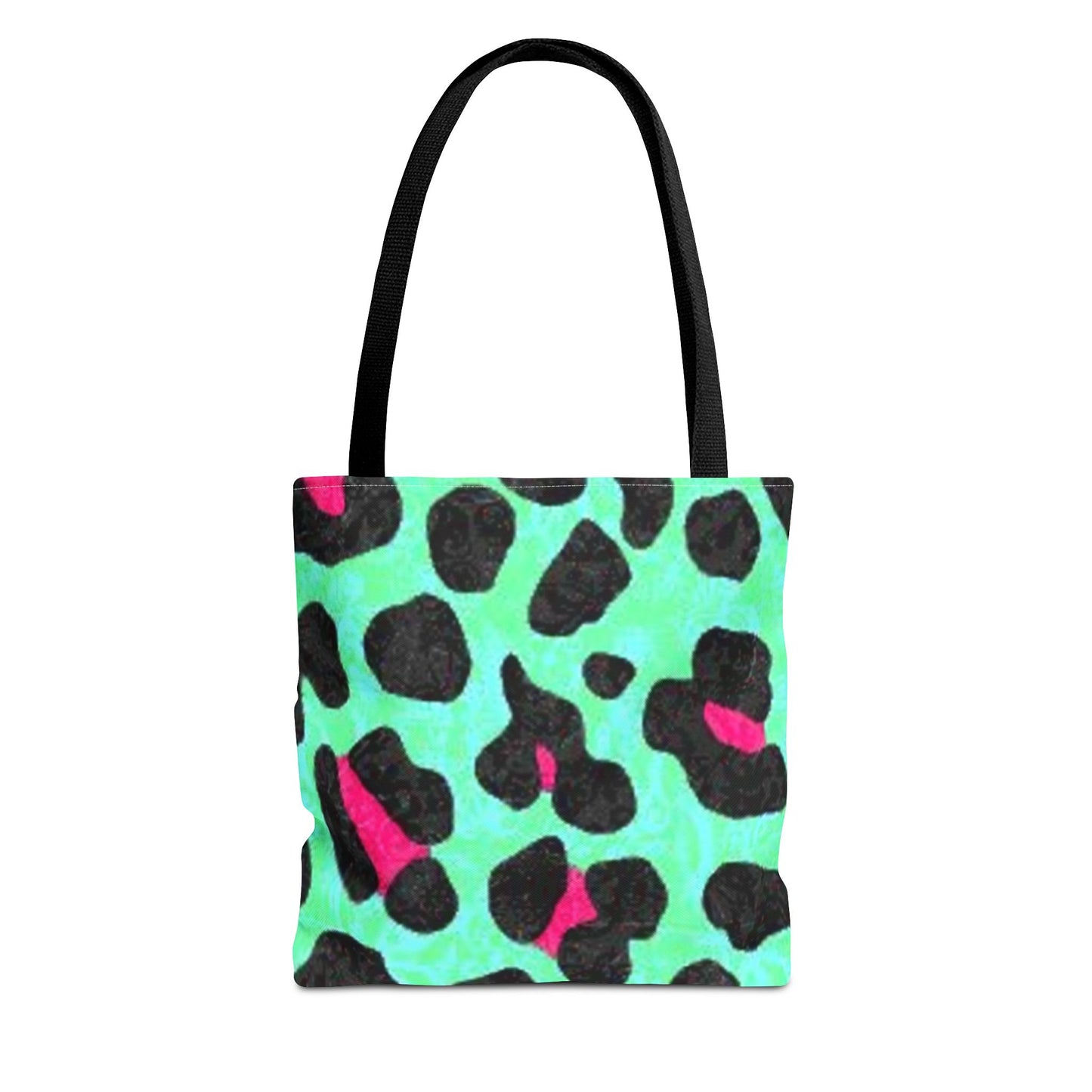 Green And Pink Cheetah Print BRAND NEW Purse, Pocketbook,Travel Tote Bag