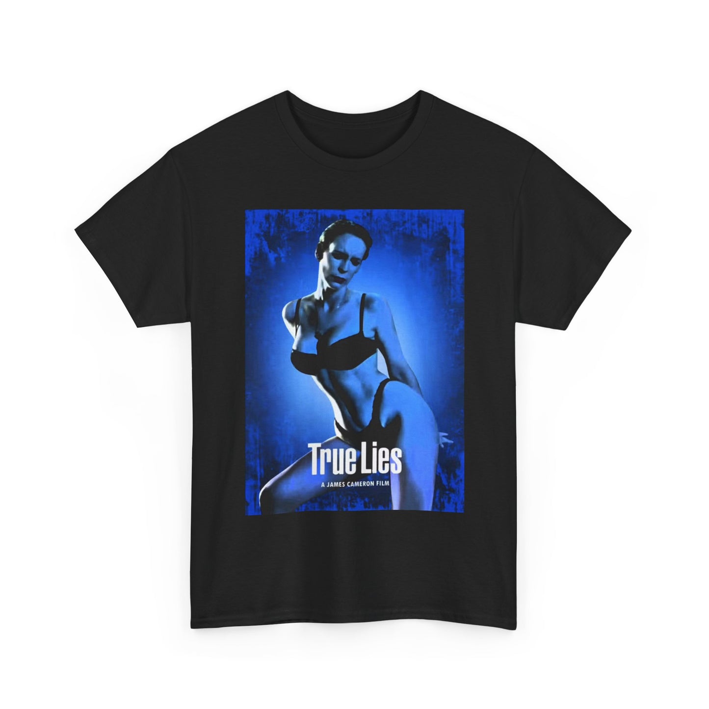 True Lies Tshirt Vintage Movie Action Arnold retro Unisex Heavy Cotton Tee