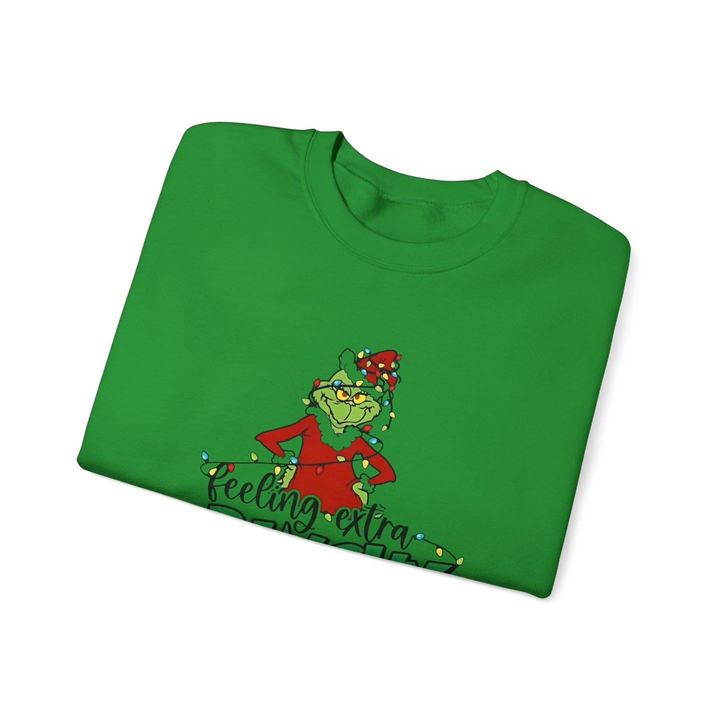 Feeling Extra Grinchy Christmas Sweater NEW Heavy Blend™ Crewneck Sweatshirt