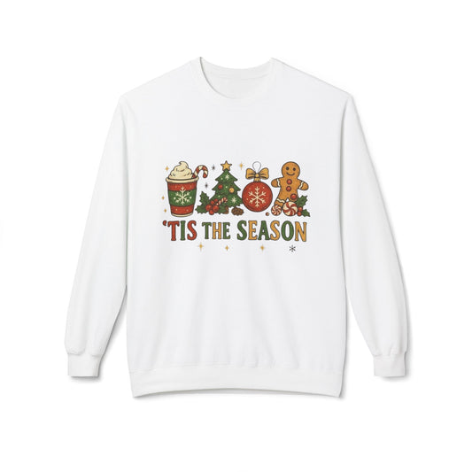 Tis The Season Christmas Sweater Holiday's NEW Unisex Fleece Crewneck Sweatshirt