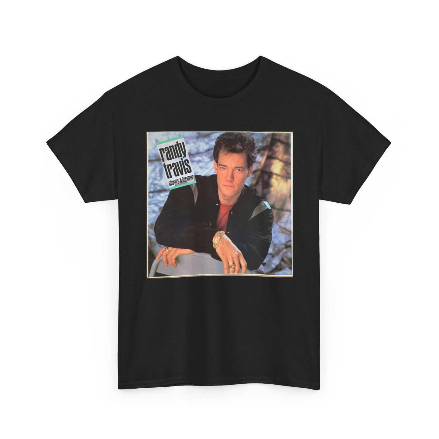 Randy Travis Graphic T Shirt Vintage Album Cover Country Unisex Heavy Cotton Tee