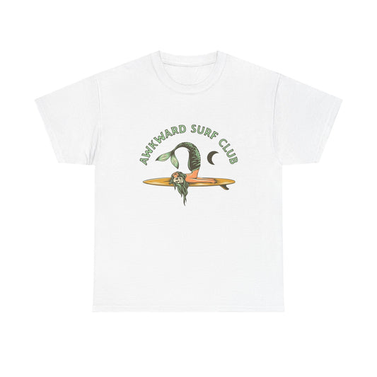Awkward Surf Club Graphic T Shirt NEW Adult Regular Heavy Cotton Tee