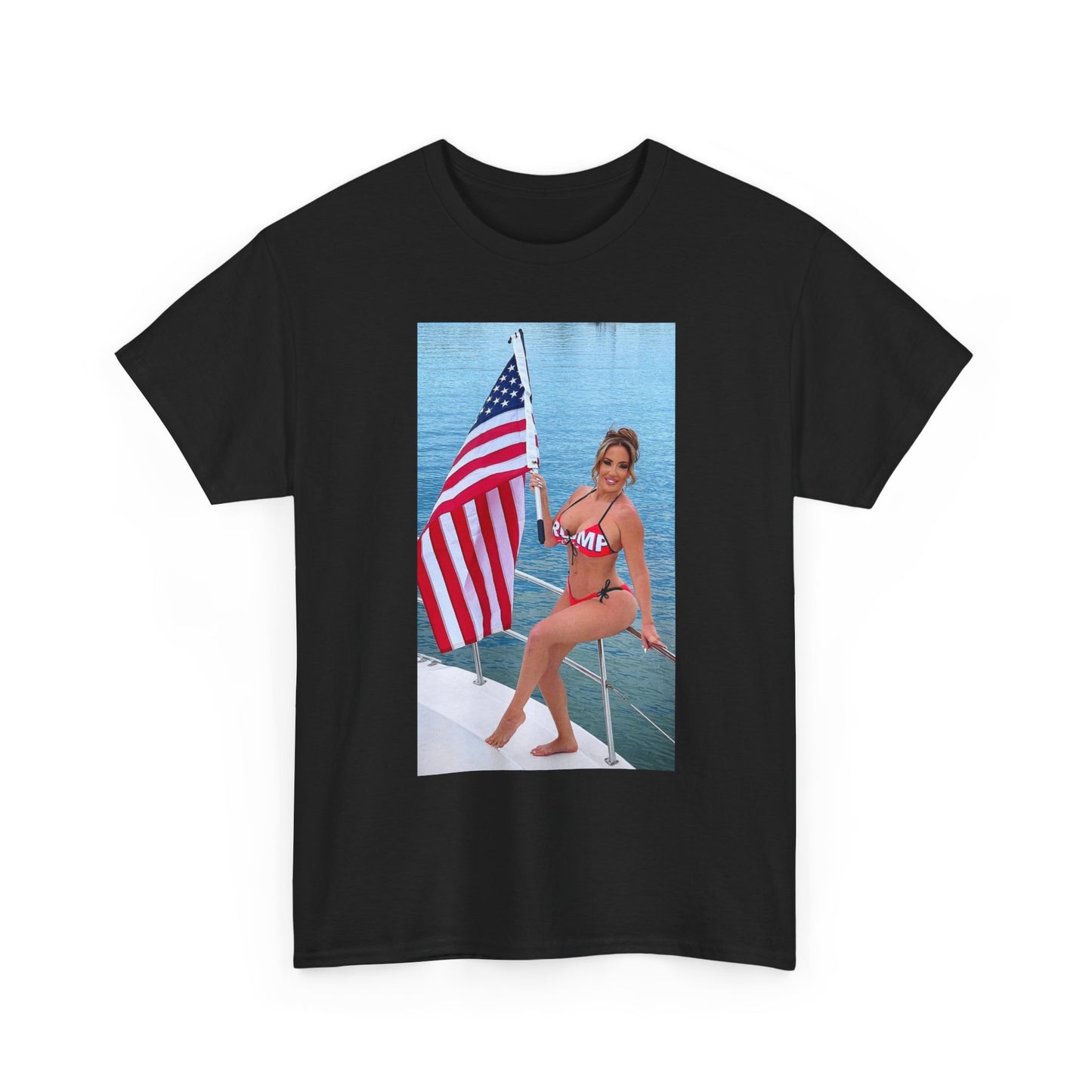 Richelle Ryan Trump Shirt American Flag Bikini Onlyfans Unisex Heavy Cotton Tee