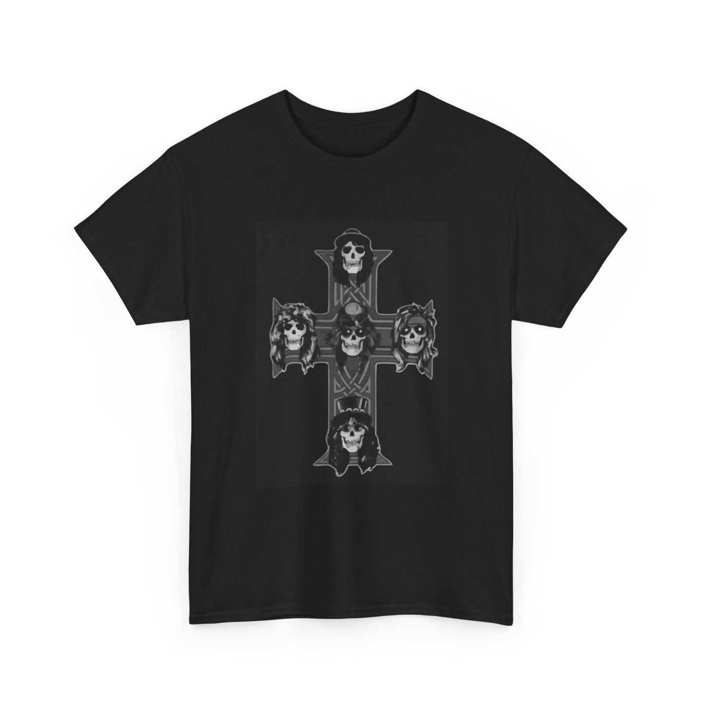 Guns n roses Shirt vintage rose axel rock retro Unisex Heavy Cotton Tee