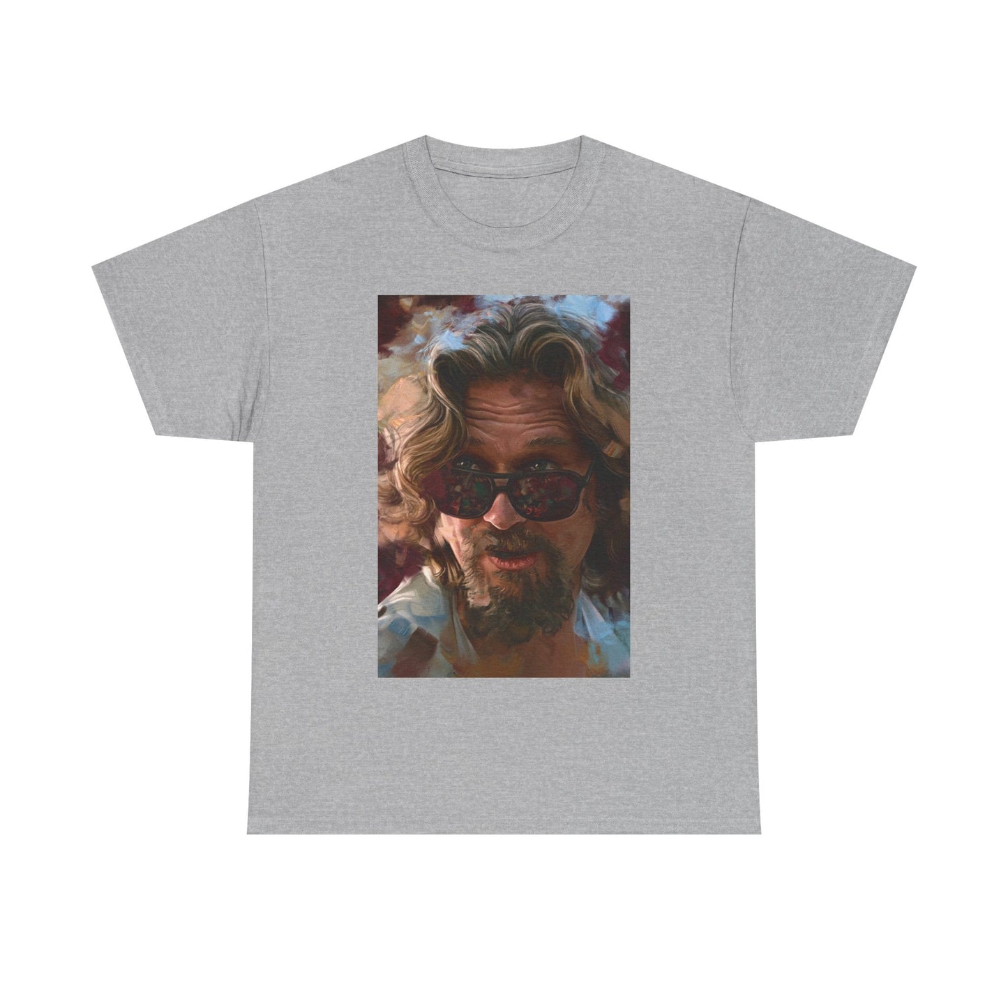The Big Lebowski Shirt Vintage Movie Poster Retro Painting Cotton Tee 90s
